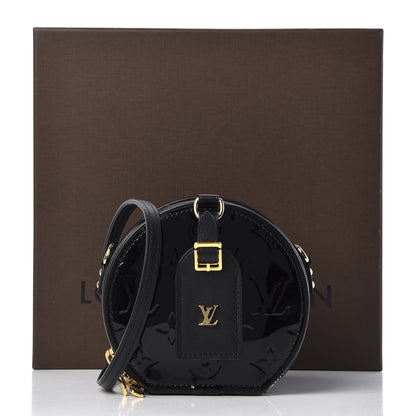 Louis Vuitton Vernis Mini Boite Chapeau Souple Black 9 of 9