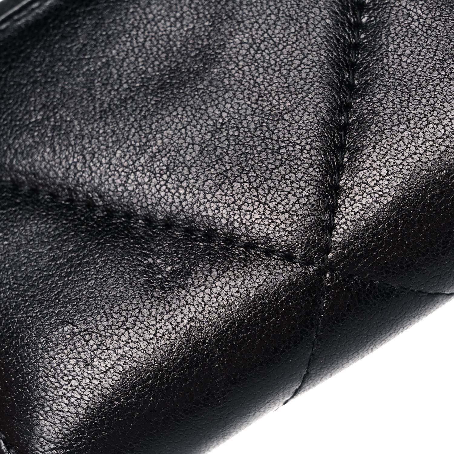 Chanel Shiny Goatskin Quilted Chanel 19 Zip Around Coin Purse Wallet Black 11 of 13