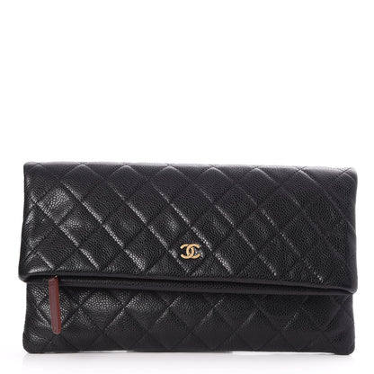 Chanel Caviar Quilted CC Beauty Clutch Black 1 of 7