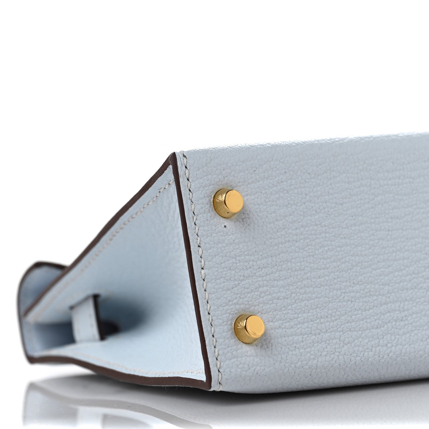 Chevre Mysore Mini Kelly Sellier 20 Bleu Brume Bleu Electrique