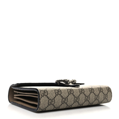 Gucci GG Supreme Monogram Mini Dionysus Chain Wallet Beige Taupe 3 of 9