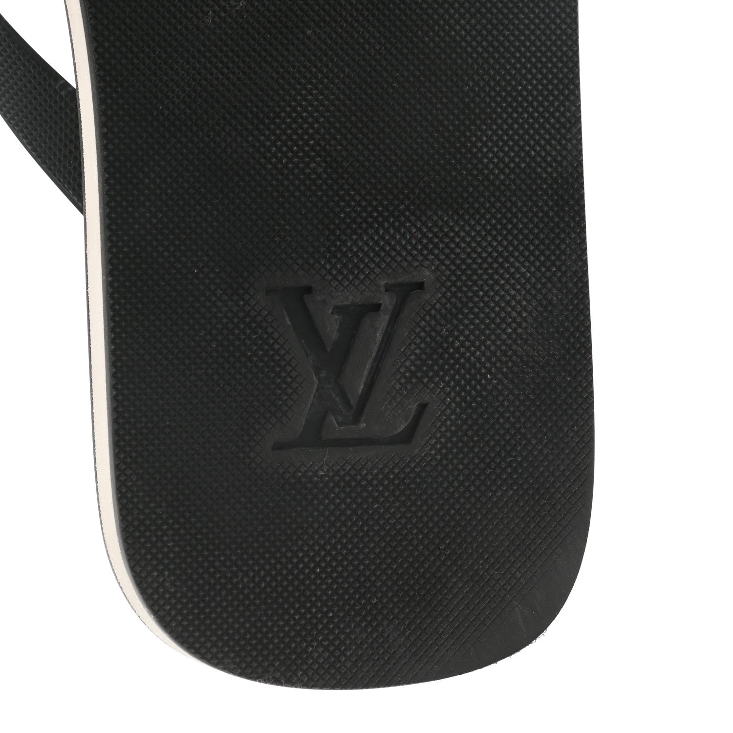Louis Vuitton Rubber Mens Molitor Thong Sandals 6 Black 8 of 10