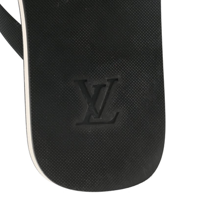 Louis Vuitton Rubber Mens Molitor Thong Sandals 6 Black 8 of 10