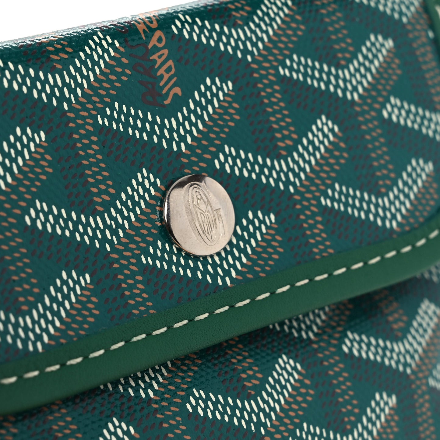 Goyardine Reversible Mini Anjou Green