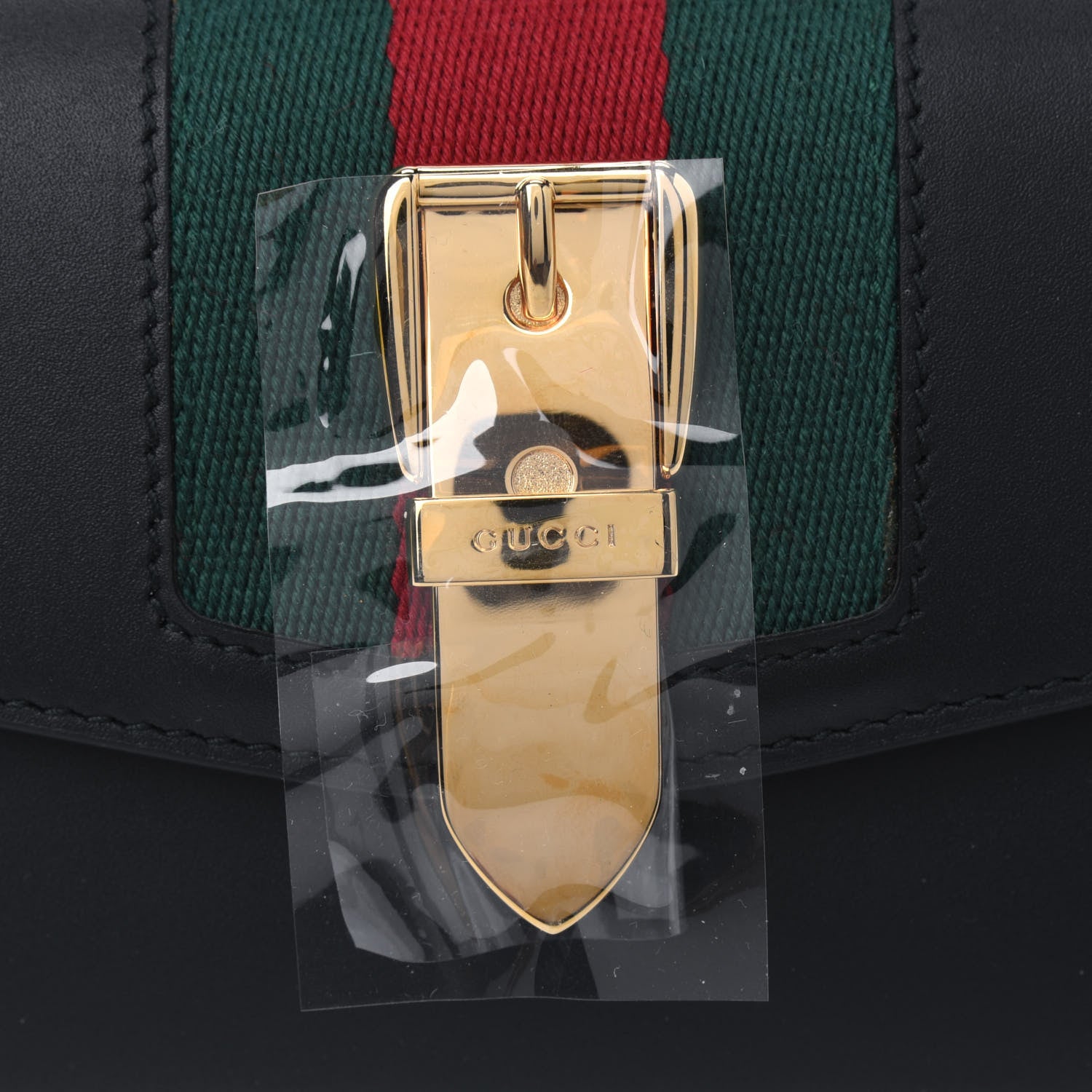 Gucci Calfskin Sylvie Continental Wallet Black 5 of 5