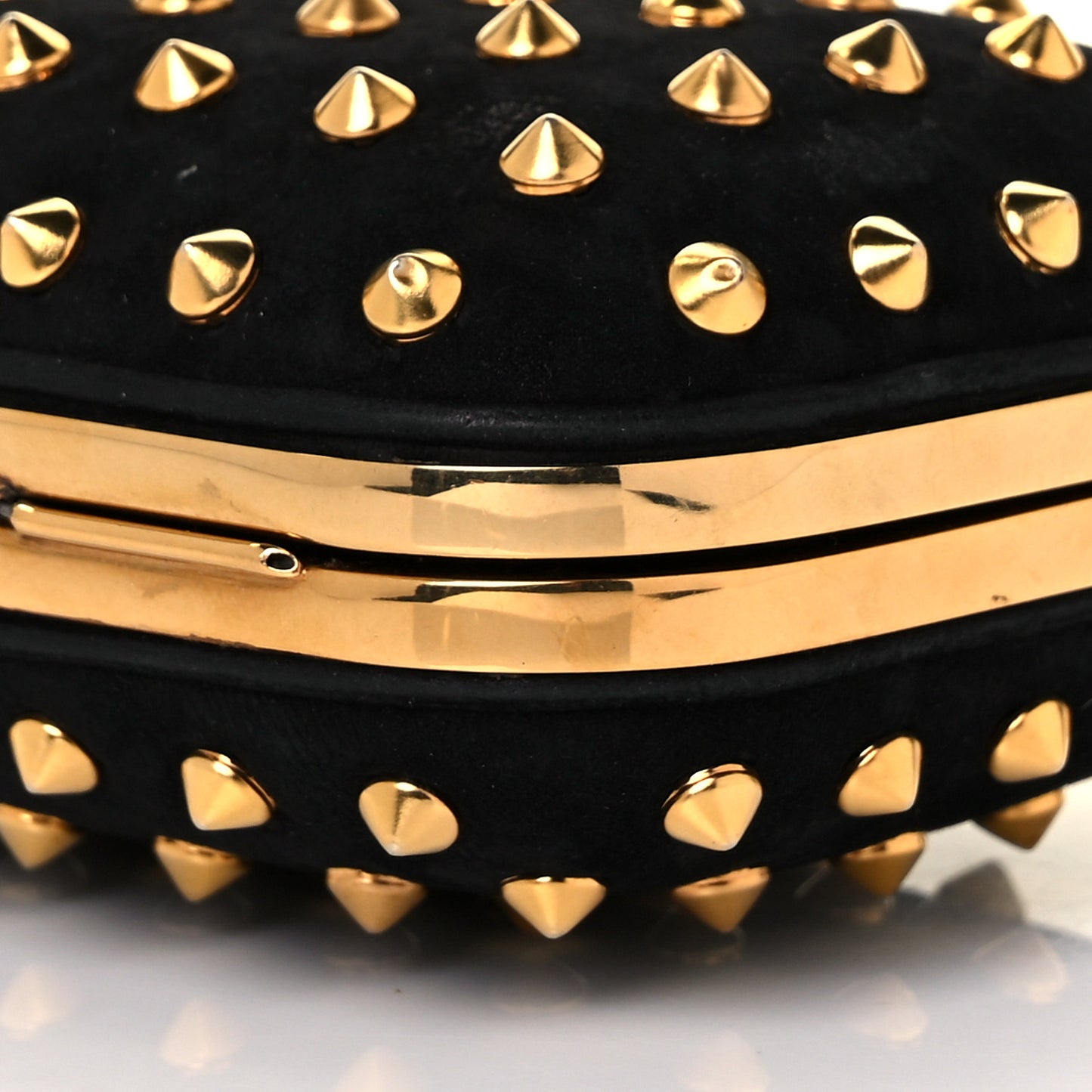 Studded Broadway Clutch Black
