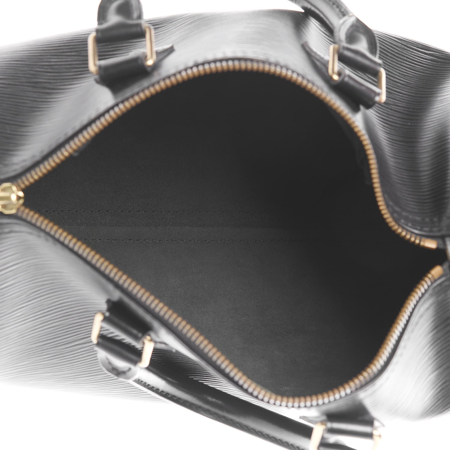 Louis Vuitton Epi Speedy 25 Black 5 of 17