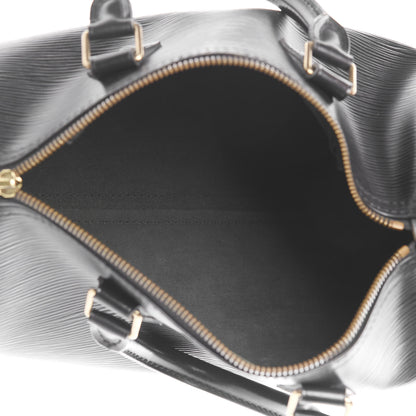Louis Vuitton Epi Speedy 25 Black 5 of 17