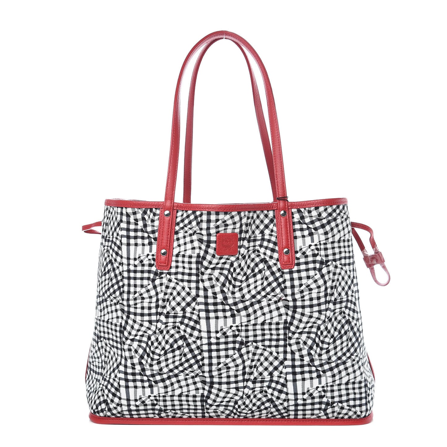 Visetos Medium Reversible Shopper Tote Ruby Red