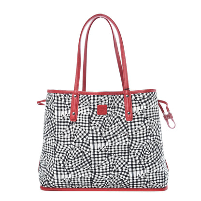 MCM Visetos Medium Reversible Shopper Tote Ruby Red 4 of 16