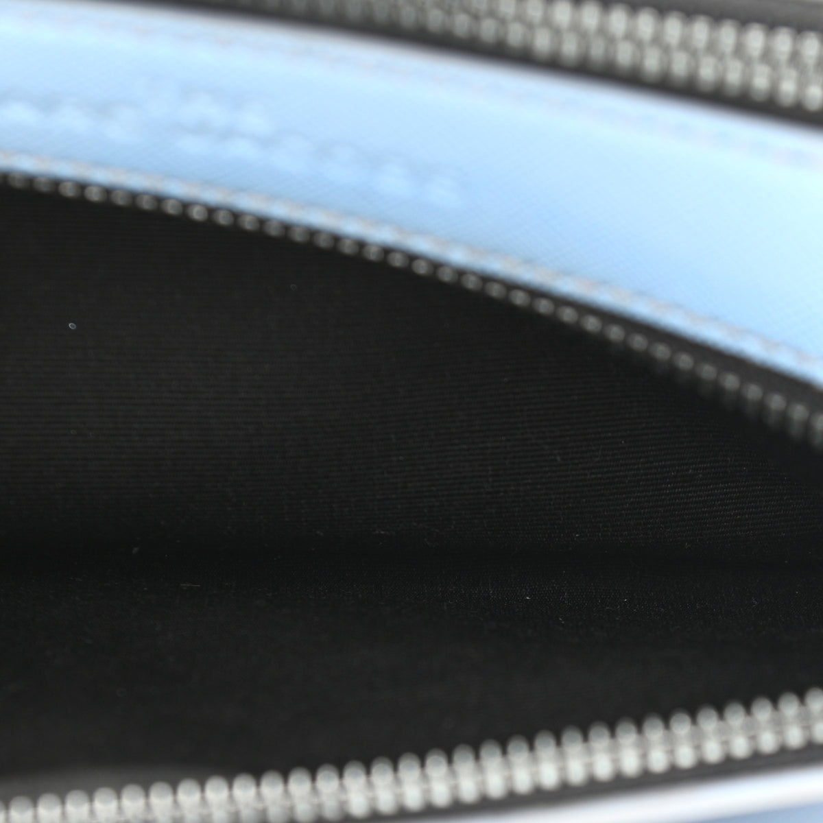 Saffiano Small Snapshot Camera Bag Light Blue