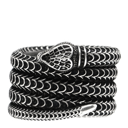 Gucci Sterling Silver Gucci Garden Snake Wrap Ring 62 10 1 of 5
