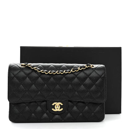 Chanel Caviar Quilted Medium Double Flap Black 11 of 11