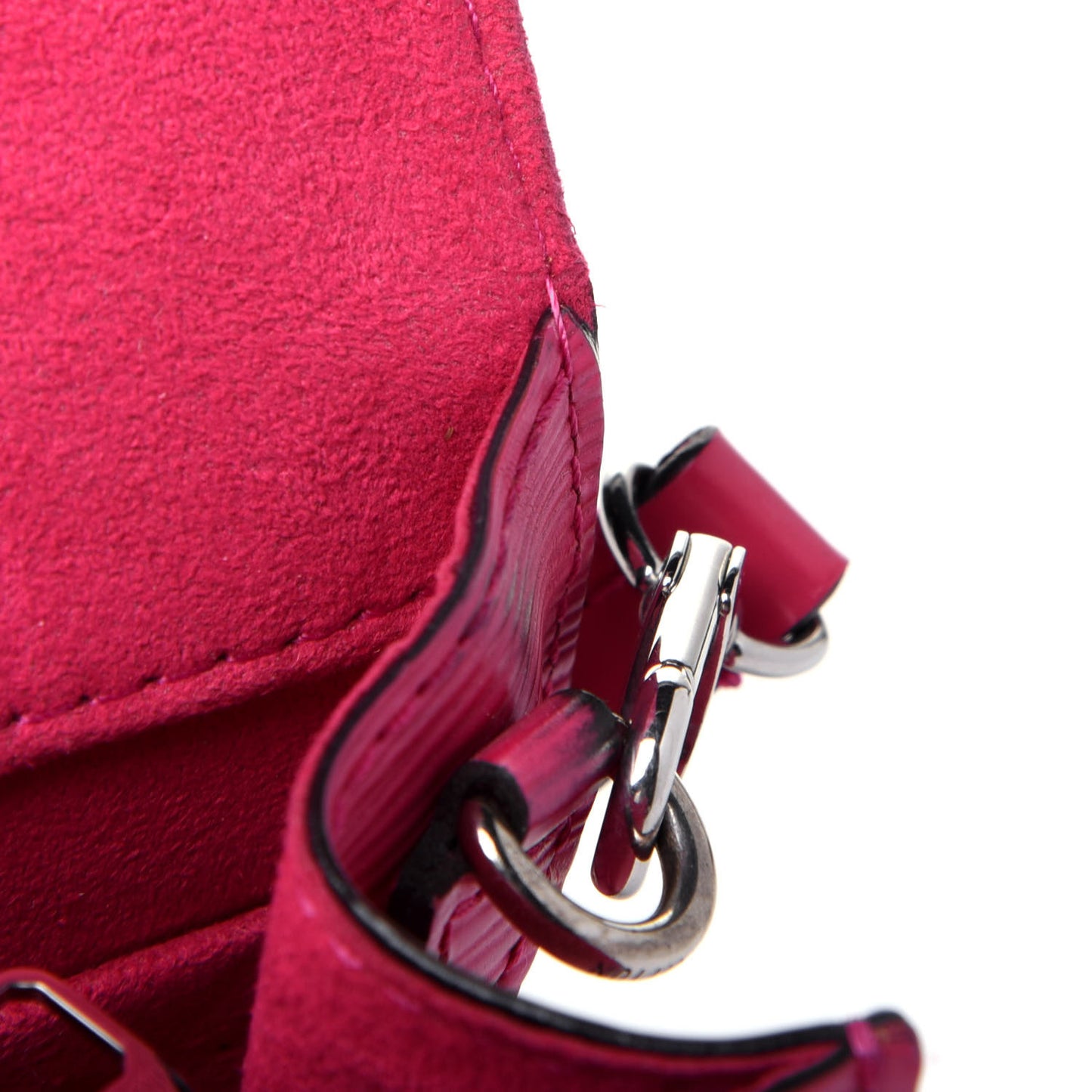 Epi Louise Strap PM Hot Pink