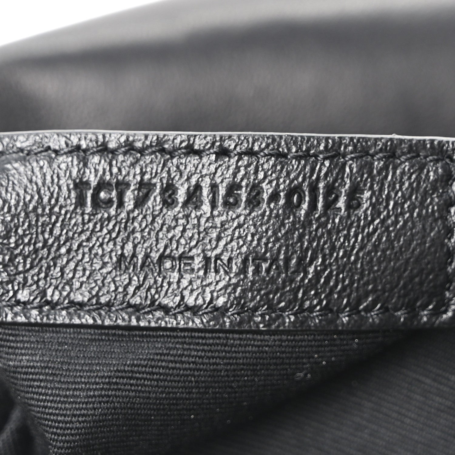 Saint Laurent Plunged Lambskin Calypso Black 7 of 10