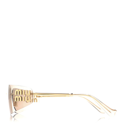 Miu Miu Metal Aube Sunglasses SMUA51 Gold 3 of 8