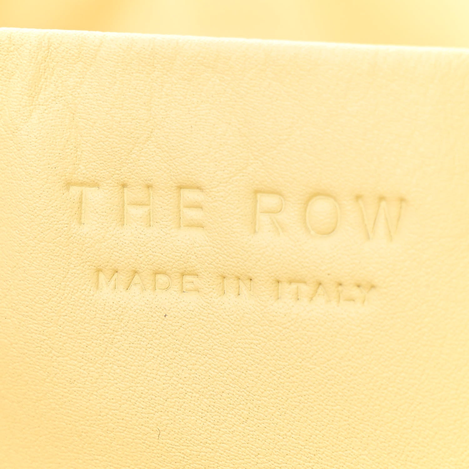 The Row Light Nappa Pim Bag Light Yellow 6 of 10
