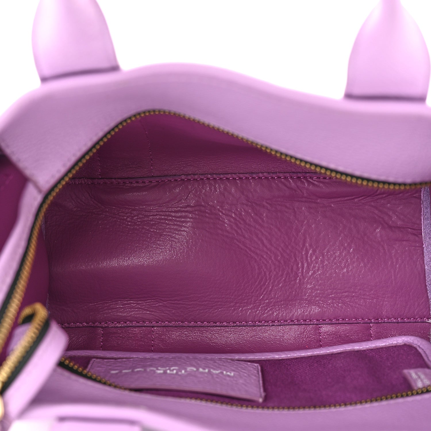Marc Jacobs Grained Calfskin Small The Tote Bag Orchid Haze 5 of 13
