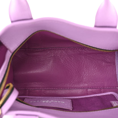 Marc Jacobs Grained Calfskin Small The Tote Bag Orchid Haze 5 of 13