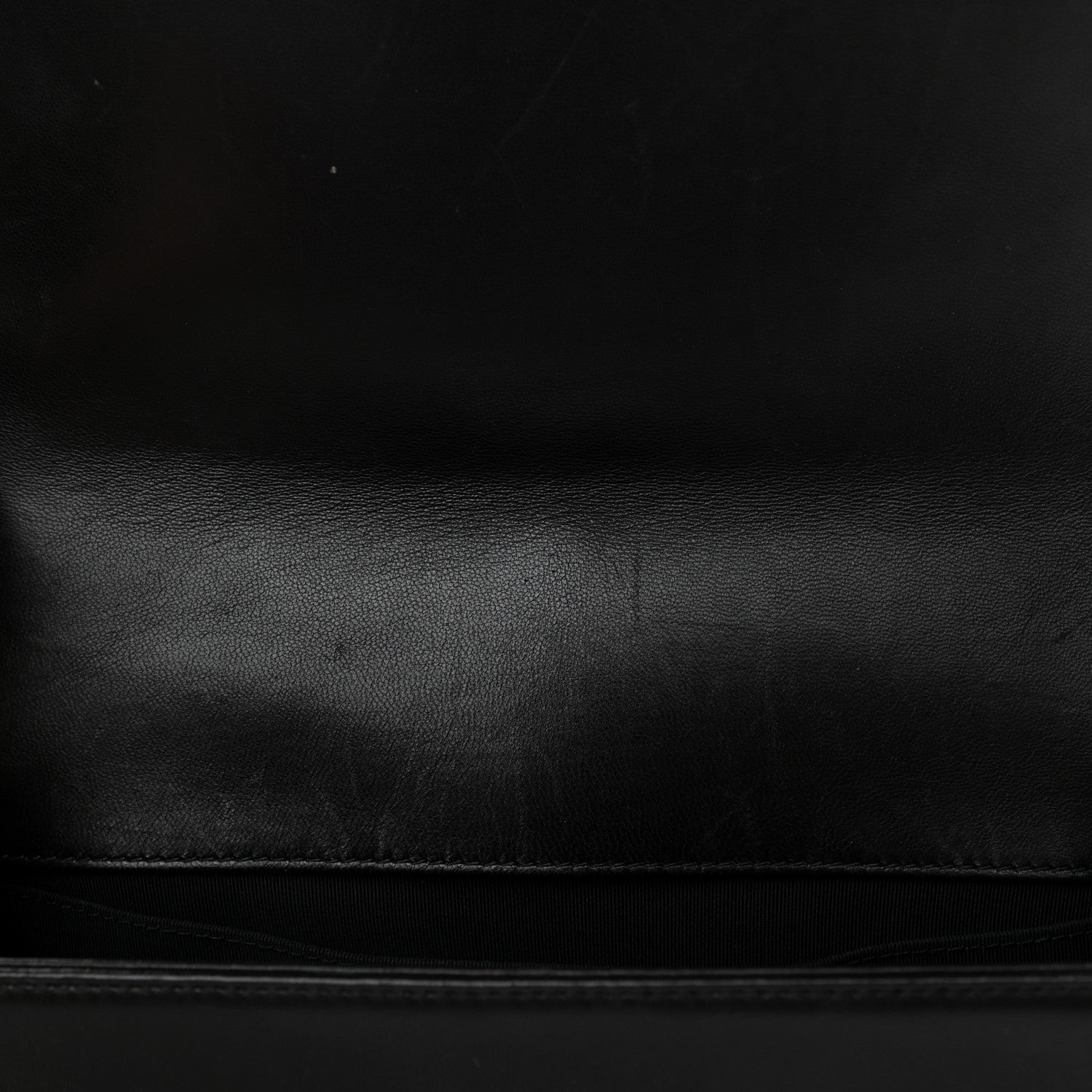 Chanel Lambskin Quilted Medium Boy Flap Black 12 of 13