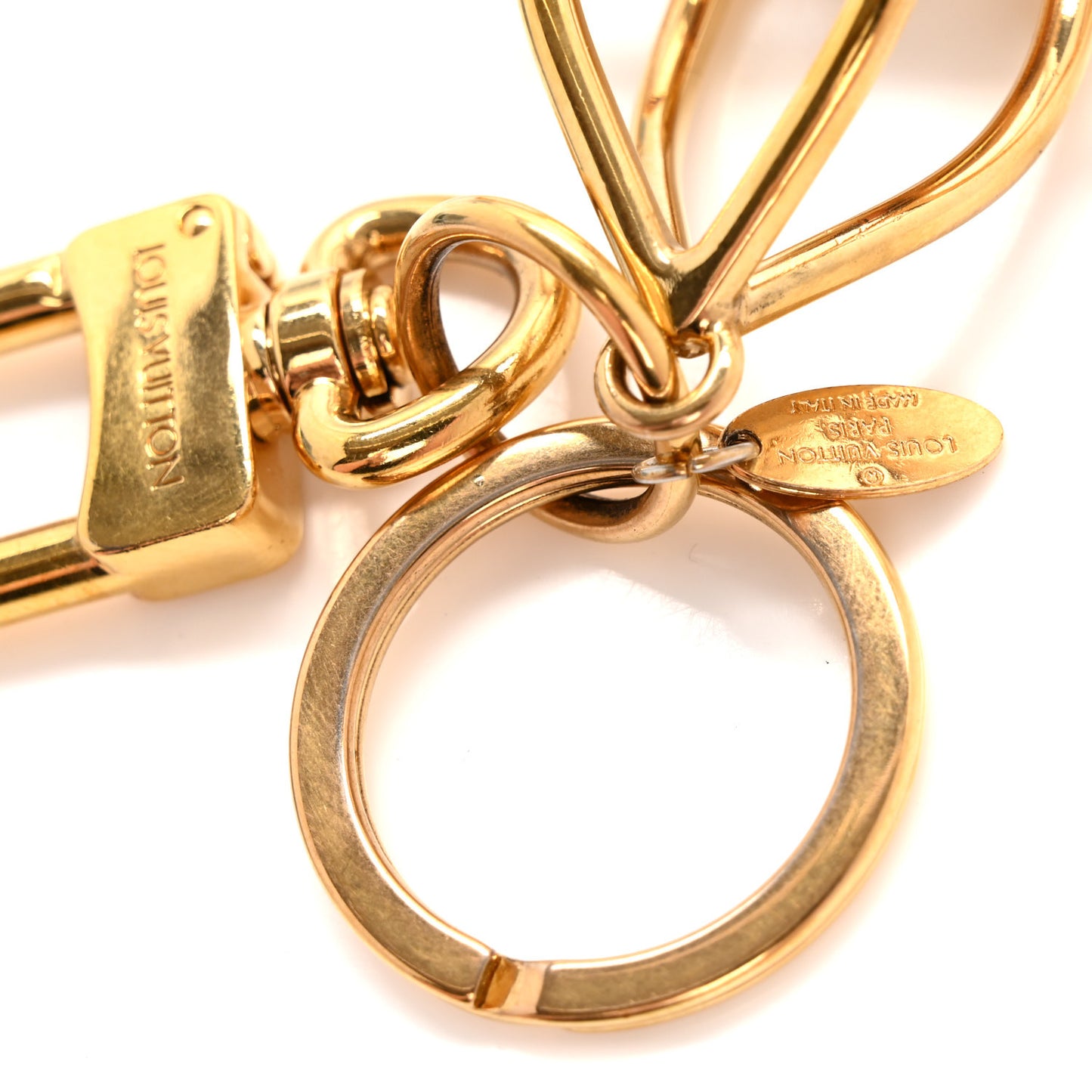 Sphere Bag Charm Gold