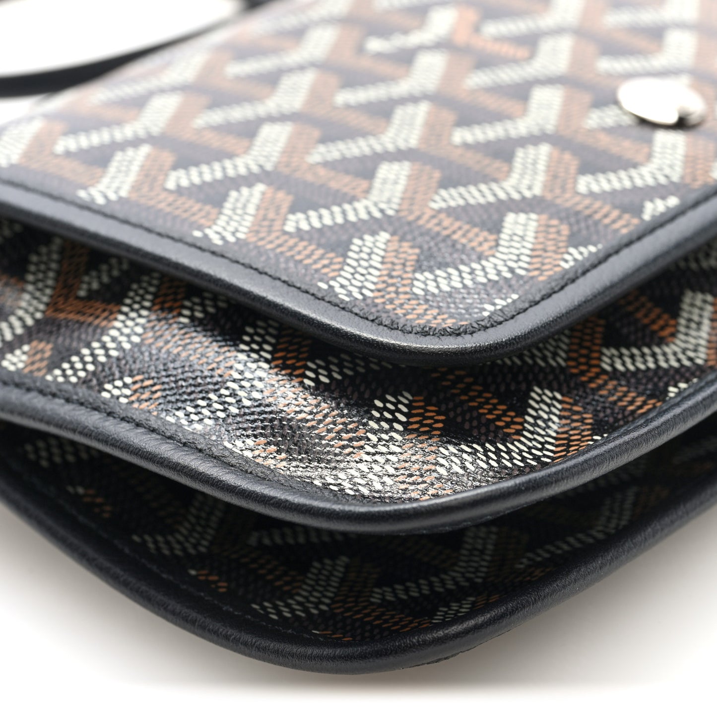 Goyardine Plumet Wallet Clutch Black