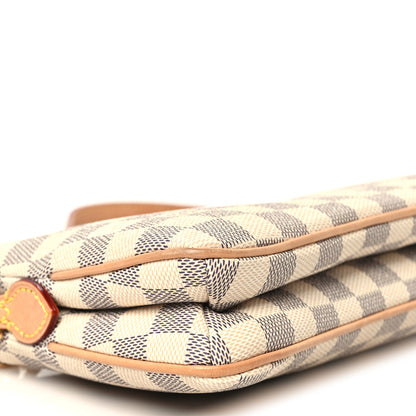 Louis Vuitton Damier Azur Liv Pochette 9 of 10