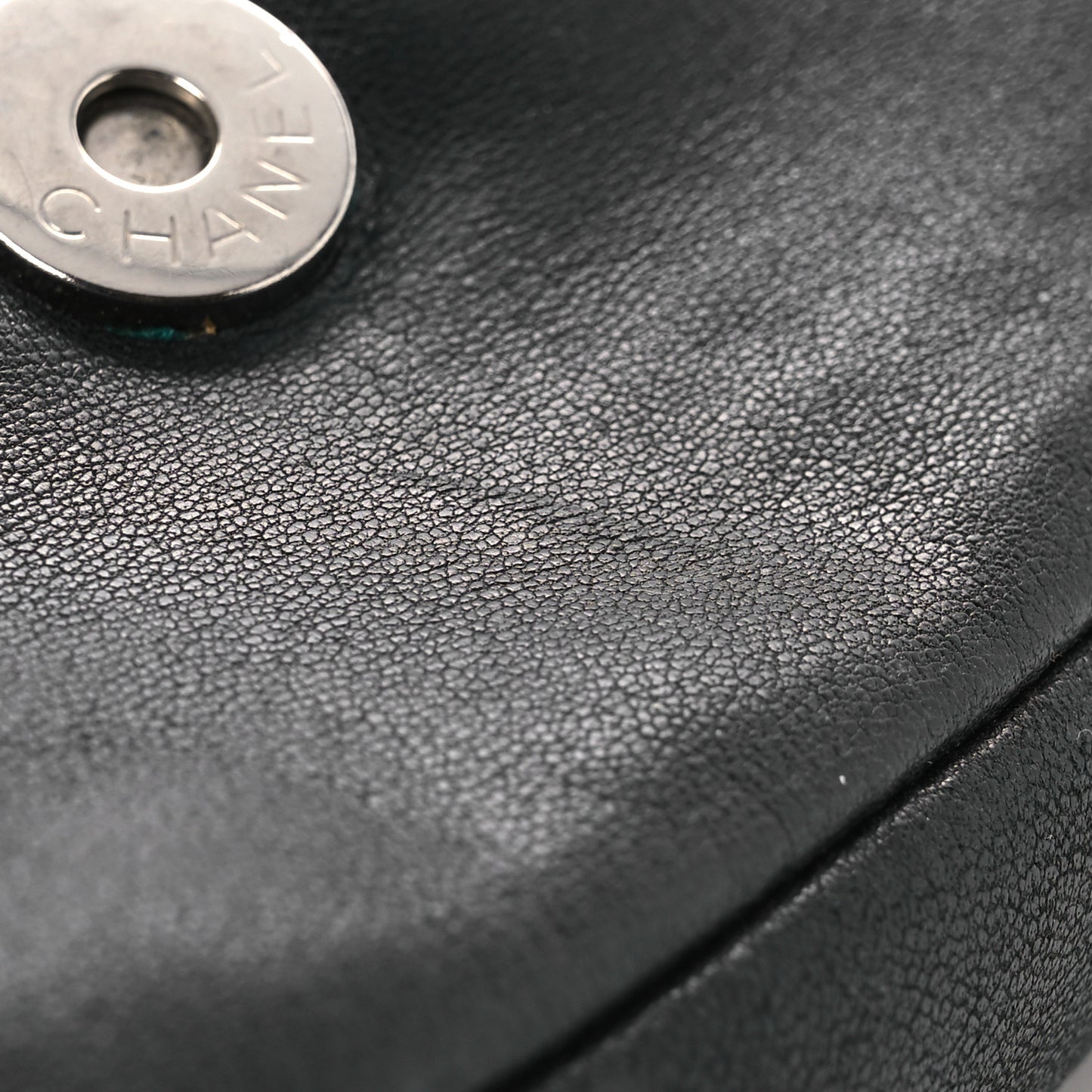 Lambskin Pearl Obsession Flap Black