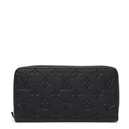 Louis Vuitton Empreinte Zippy Wallet Black 1 of 8