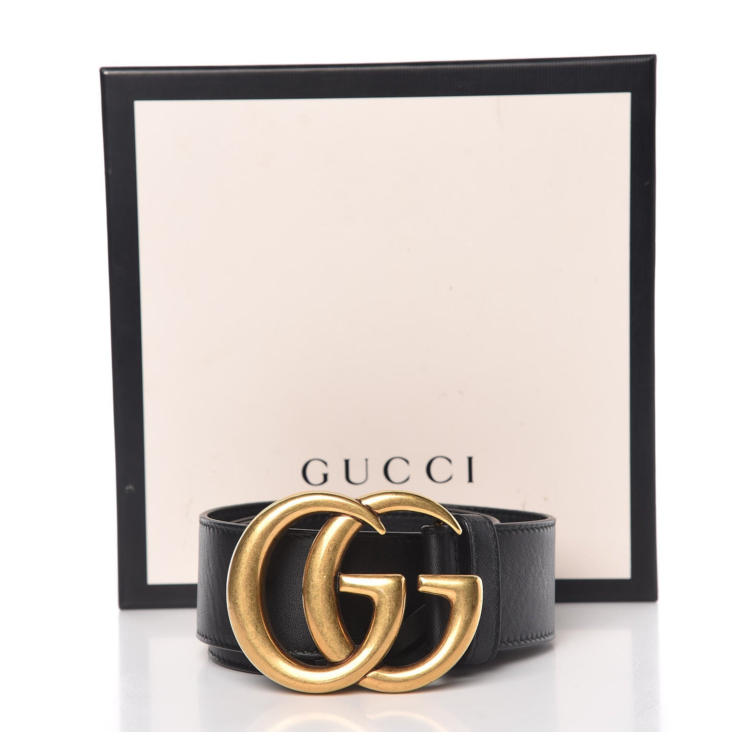 Calfskin Double G 40mm Belt 75 30 Black
