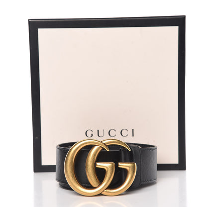 Gucci Calfskin Double G 40mm Belt 75 30 Black 8 of 8