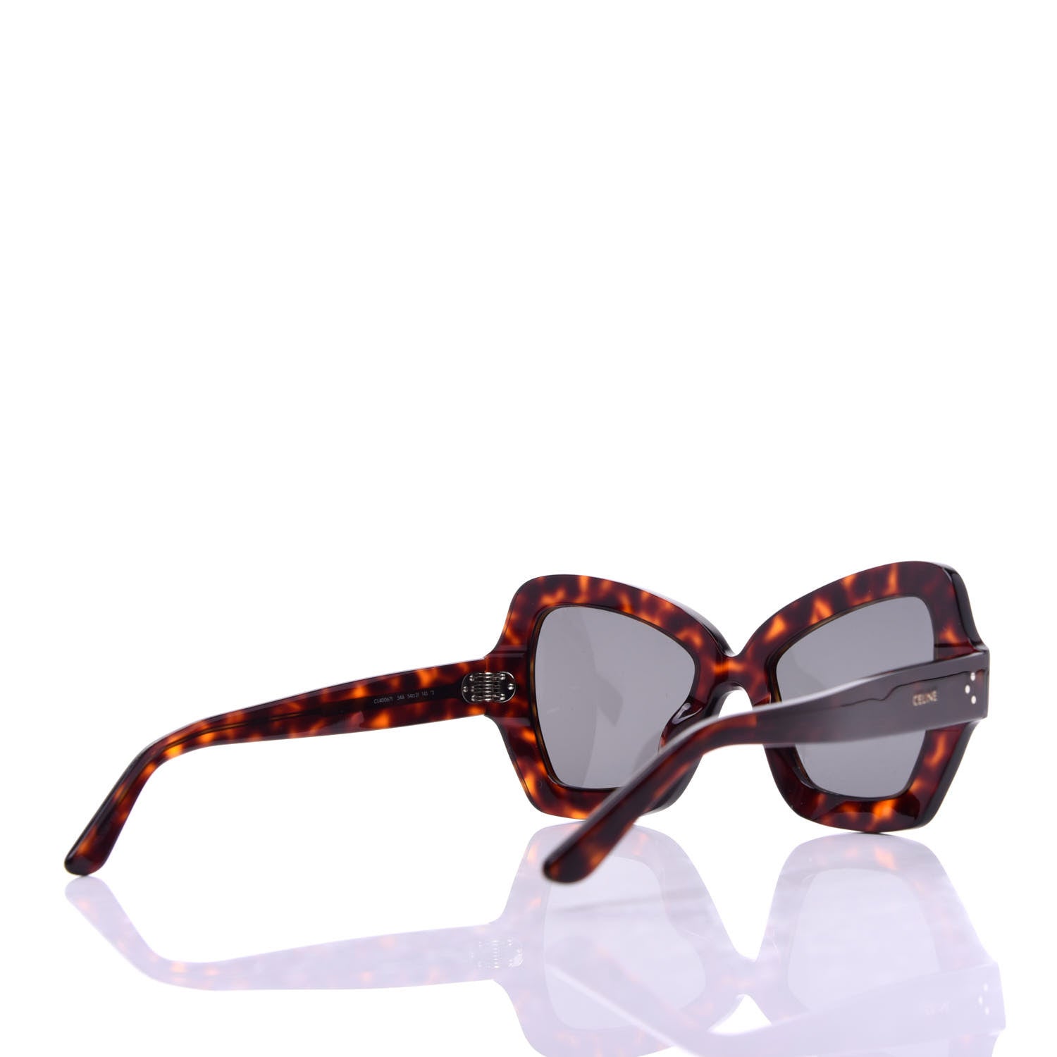 Celine Acetate Butterfly Sunglasses CL 40067I 4 of 9