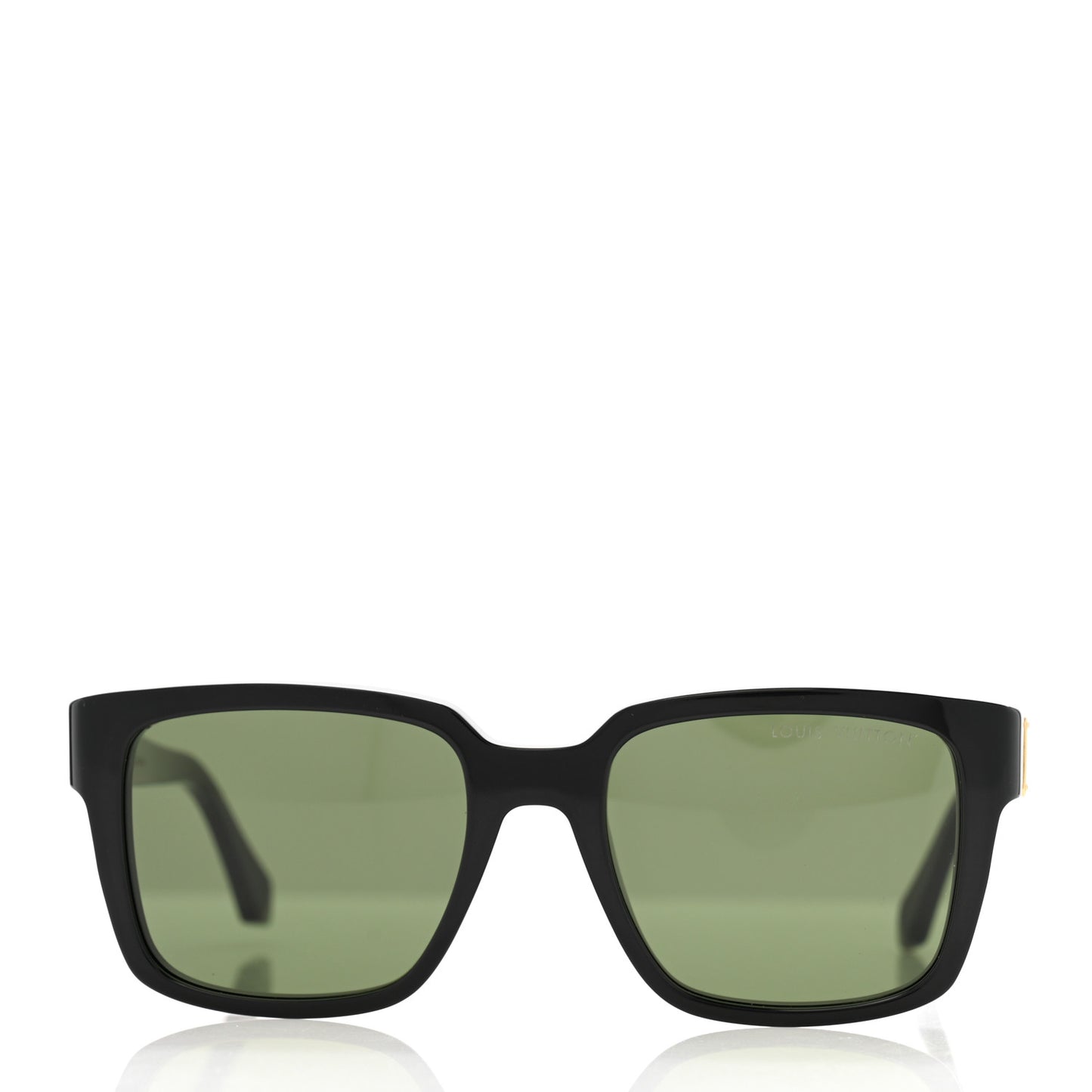 Acetate LV Square Sunglasses Z1692W Black