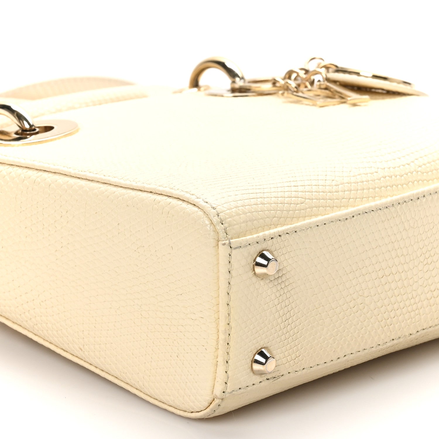 小物 Dior Christian Dior Lizard Mini Lady Dior White 1756817 – FASHIONPHILE