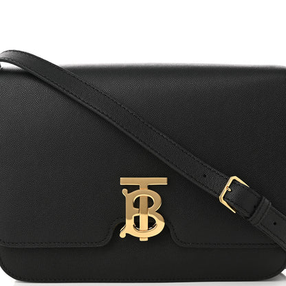 Burberry Calfskin Medium TB Bag Black 12 of 12