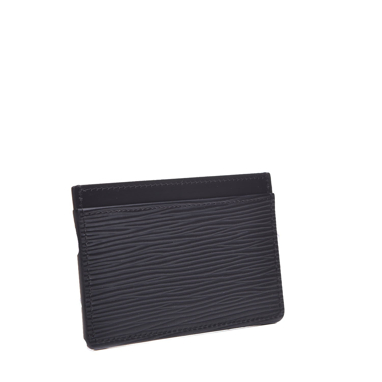 Louis Vuitton Epi Card Holder Black 3 of 6