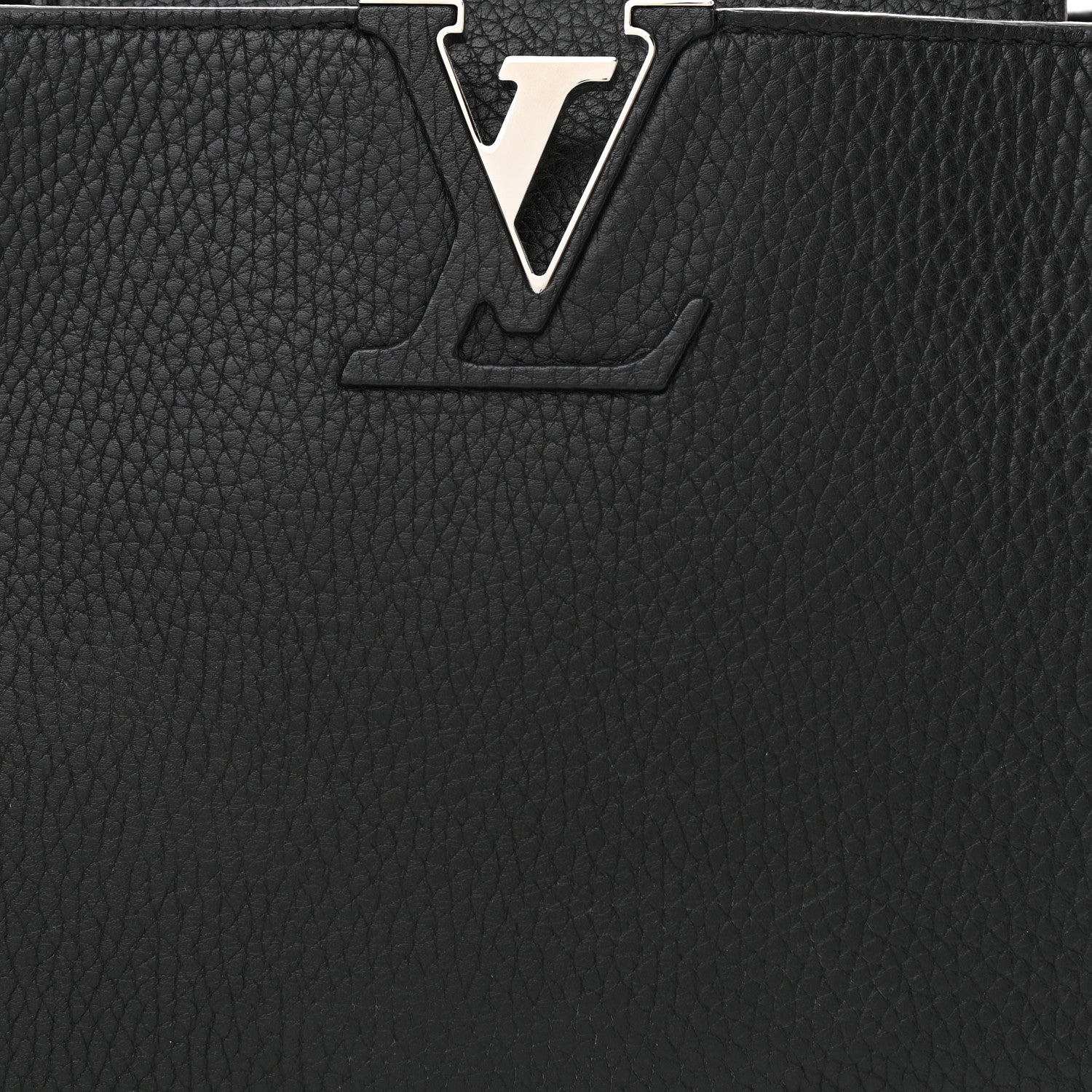 Louis Vuitton Taurillon Capucines PM Black 7 of 10