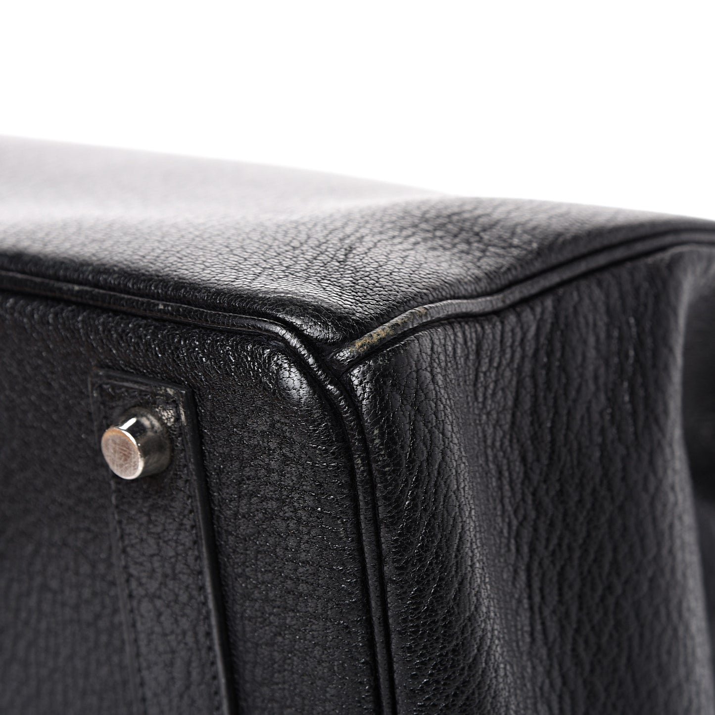 Chevre De Coromandel Birkin 40 Black