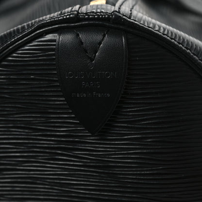 Louis Vuitton Epi Keepall 50 Black 5 of 10