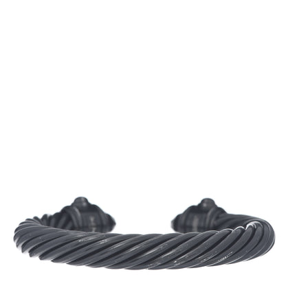David Yurman Aluminum 10mm Renaissance Cable Bracelet Black 3 of 7