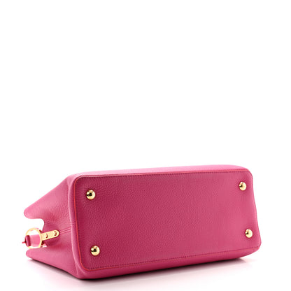 Louis Vuitton Taurillon Capucines Hibiscus Poppy 4 of 13
