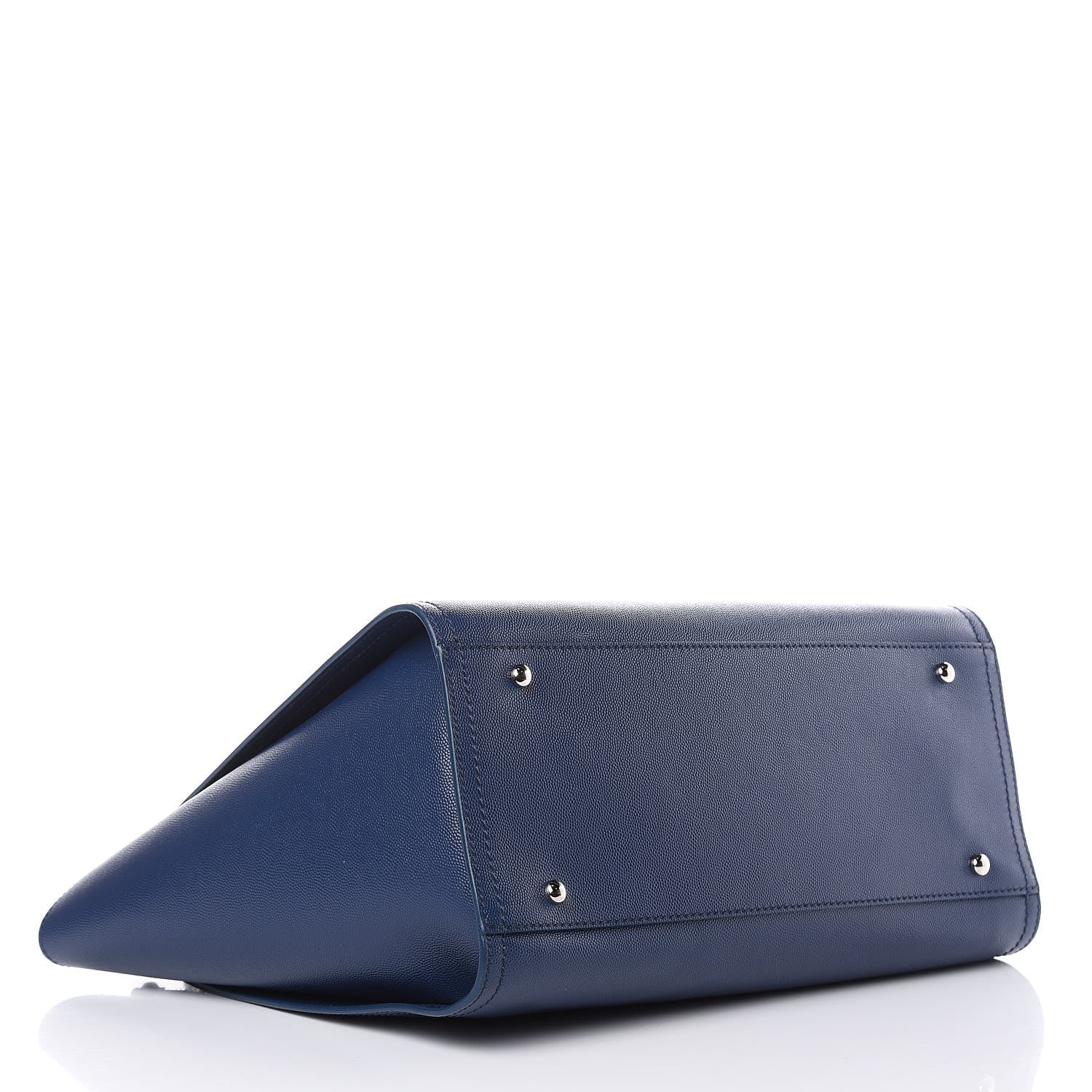 Chanel Caviar Small Studded Deauville Tote Navy 4 of 11