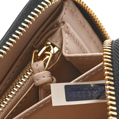 Chloe Grained Calfskin Marcie Long Zip Around Wallet Black 8 of 9