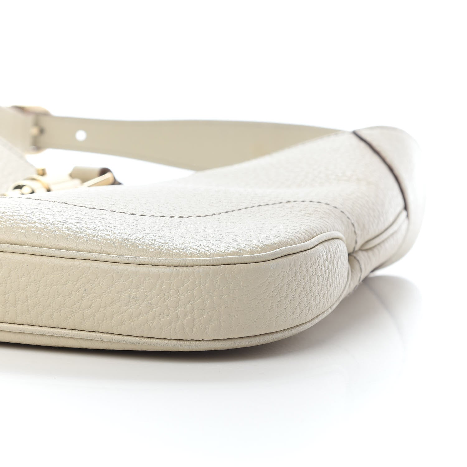 Gucci Calfskin Small Jackie O Hobo White 8 of 10