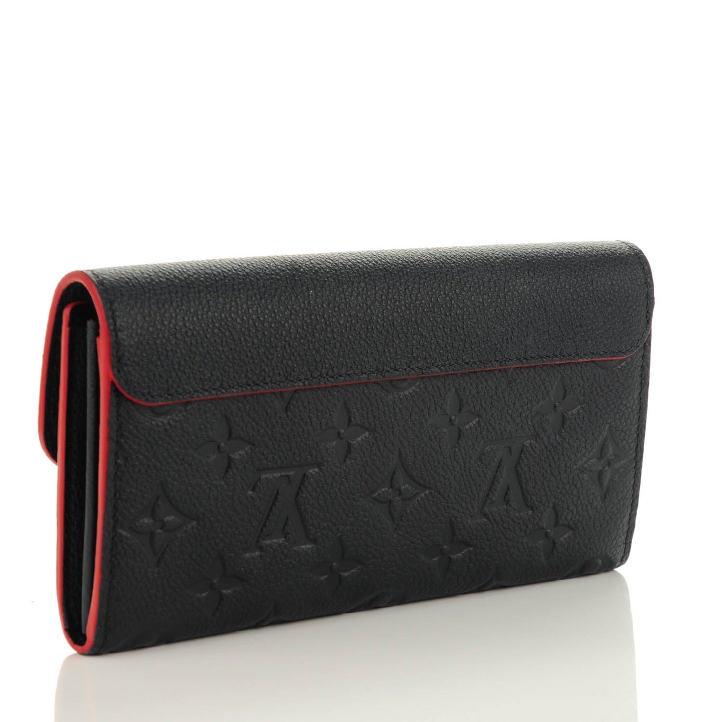 Empreinte Pont-Neuf Wallet Marine Rouge