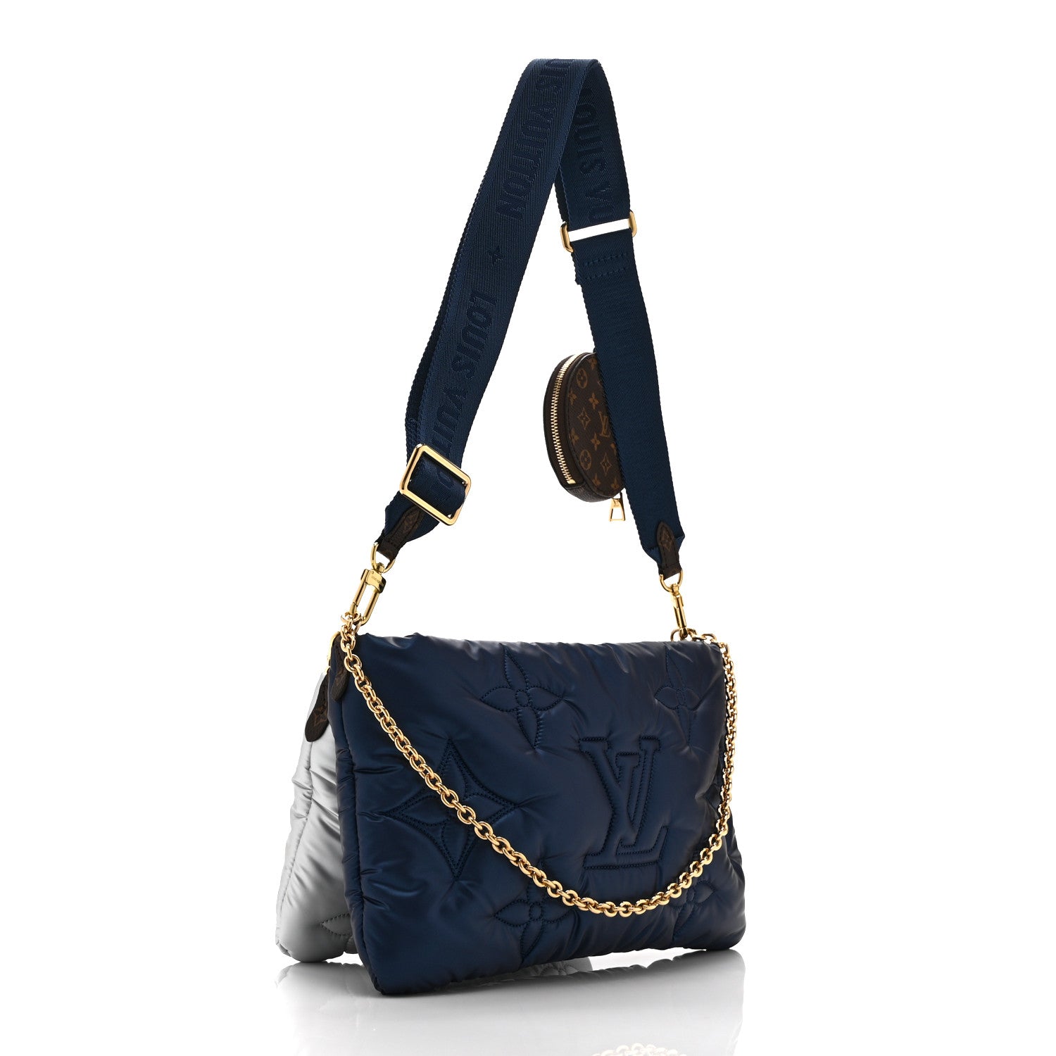 Louis Vuitton Econyl Monogram Pillow Maxi Multi Pochette Accessories Navy Silver 3 of 11