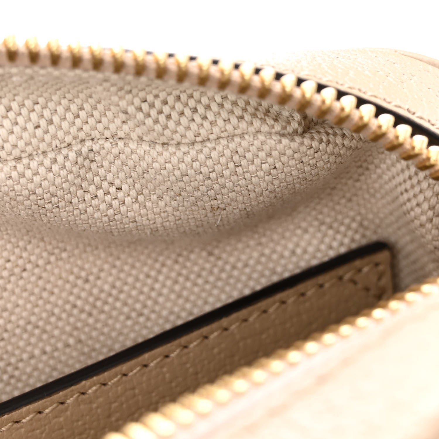 Gucci GG Supreme Monogram Textured Calfskin Web Mini Ophidia Shoulder Bag Beige Mystic White Oatmeal 12 of 16
