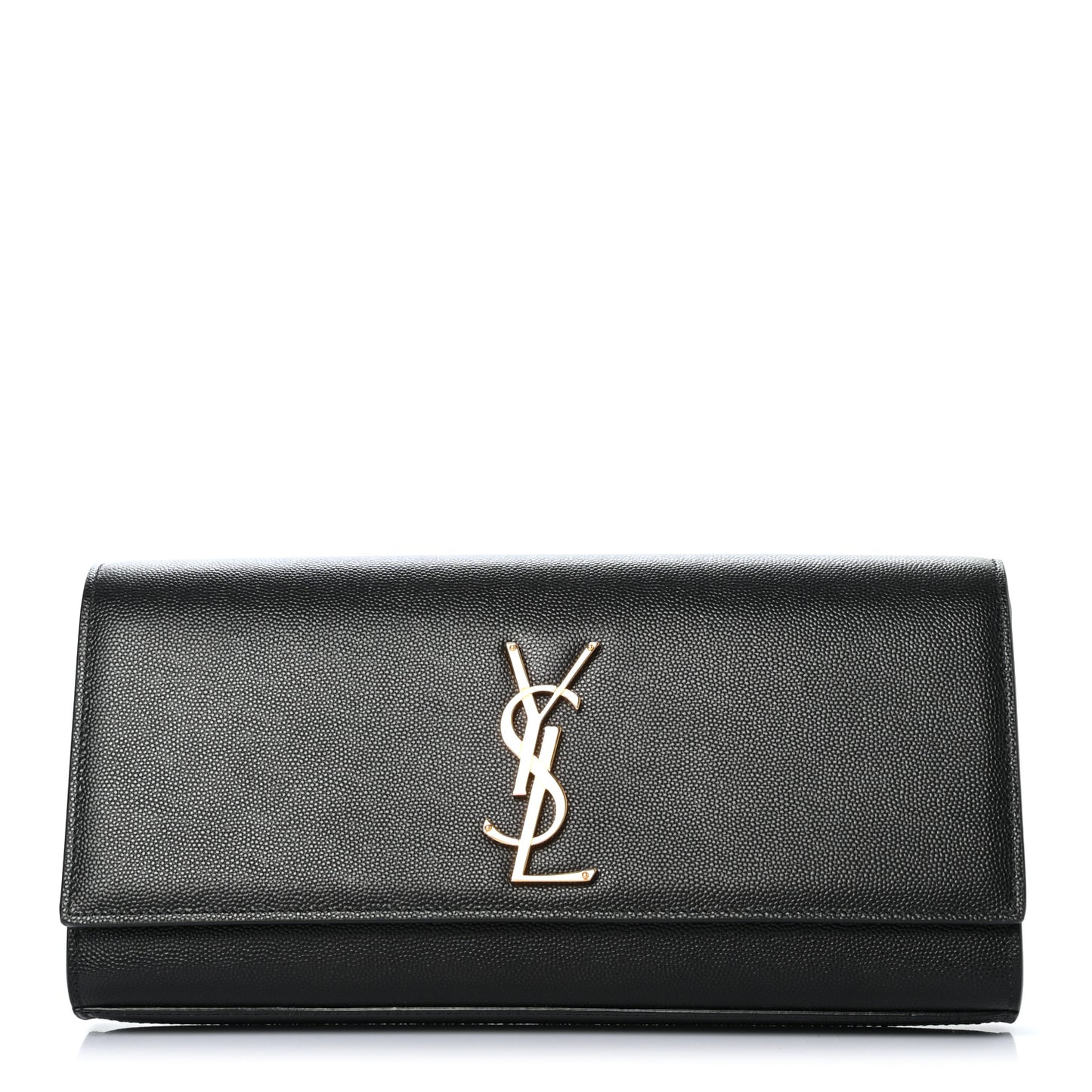 Grain De Poudre Monogram Cassandre Clutch Black