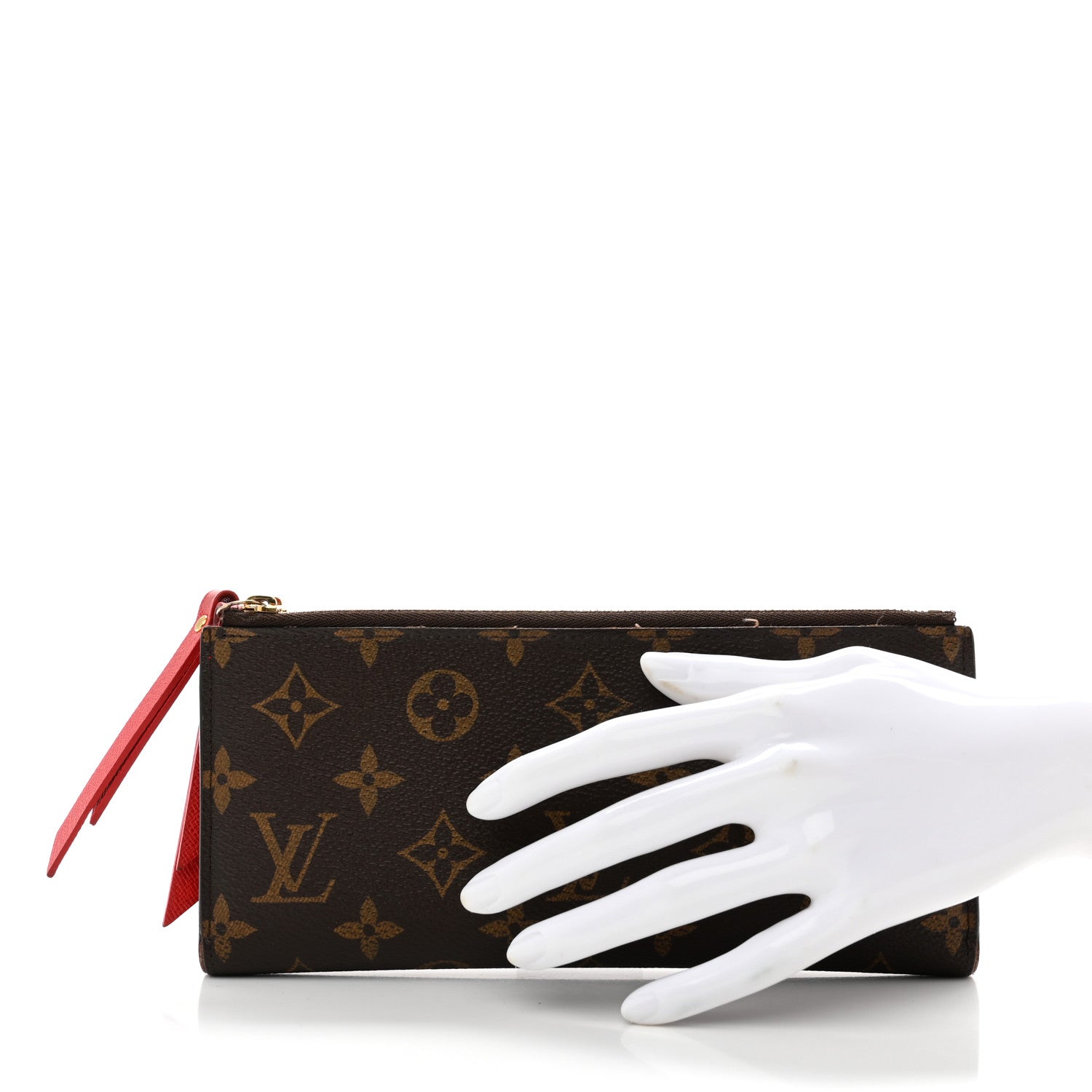 Louis Vuitton Monogram Adele Wallet Coquelicot 2 of 9