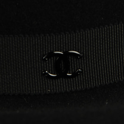 Chanel Felt CC Floppy Hat L Black 6 of 7